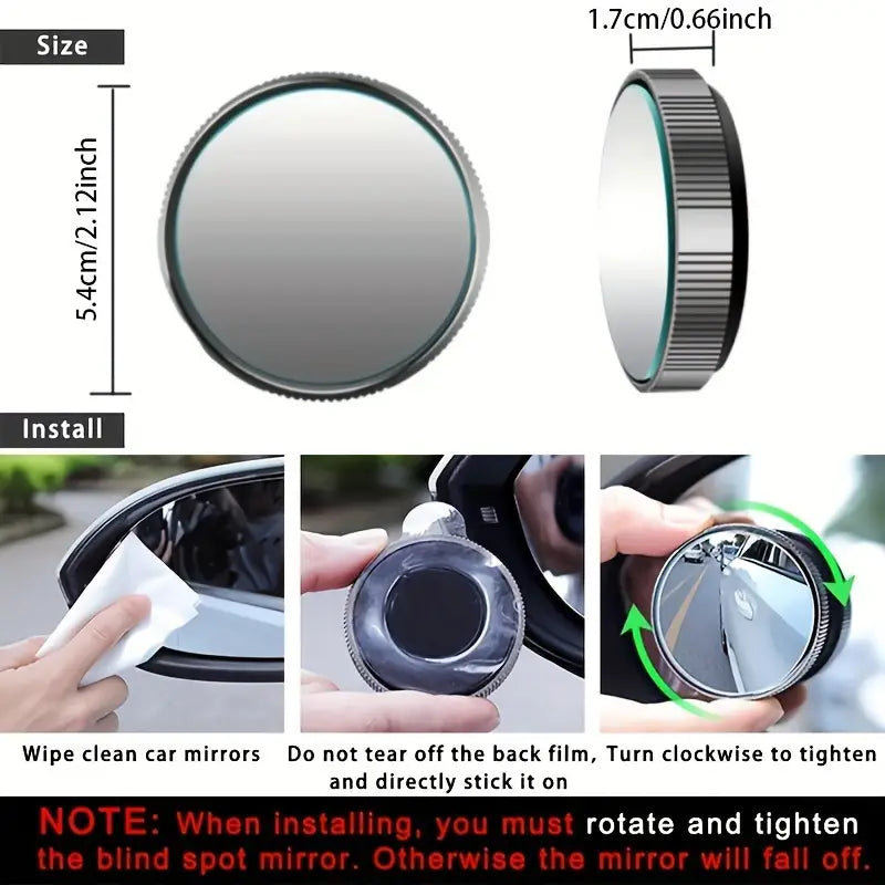 Wide Angle Blind Spot Mirror