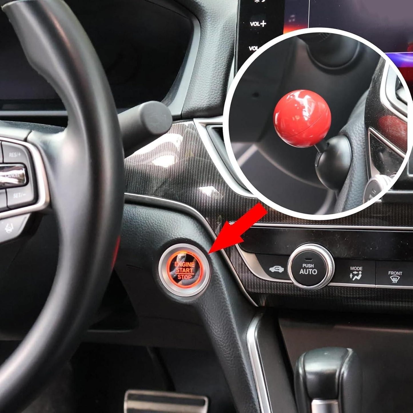 Push Start Button Cover 🚗