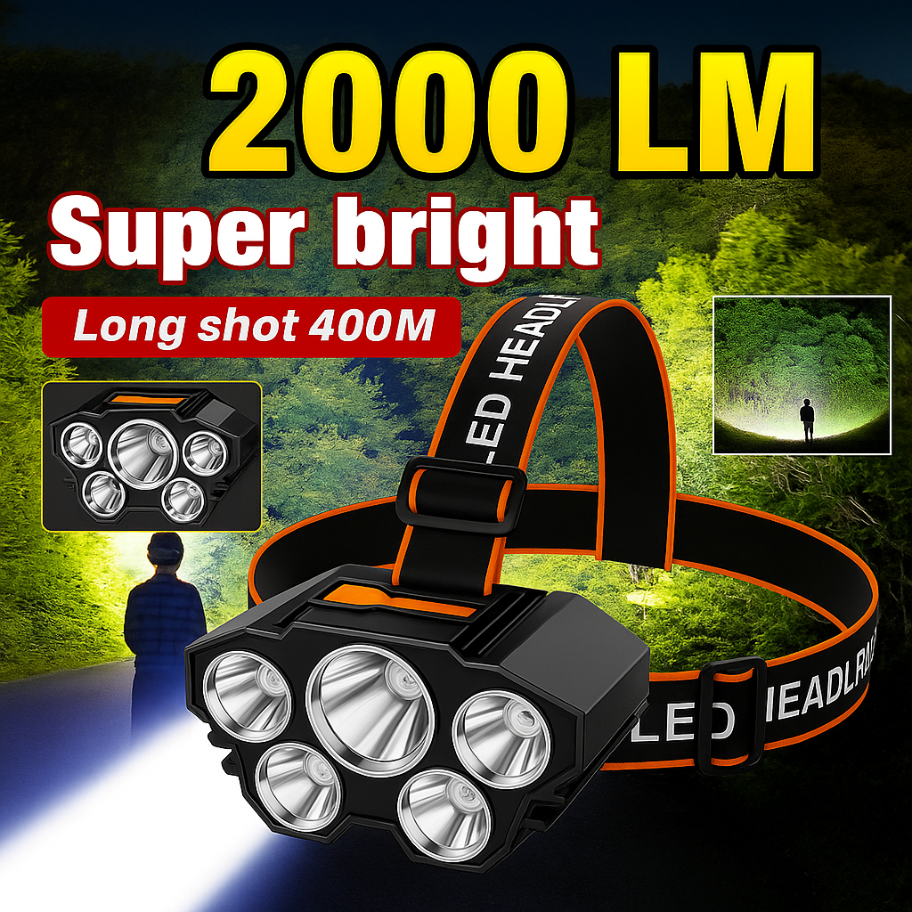 SUPER LED HEADLAMP🔥50% OFF SALEE💫